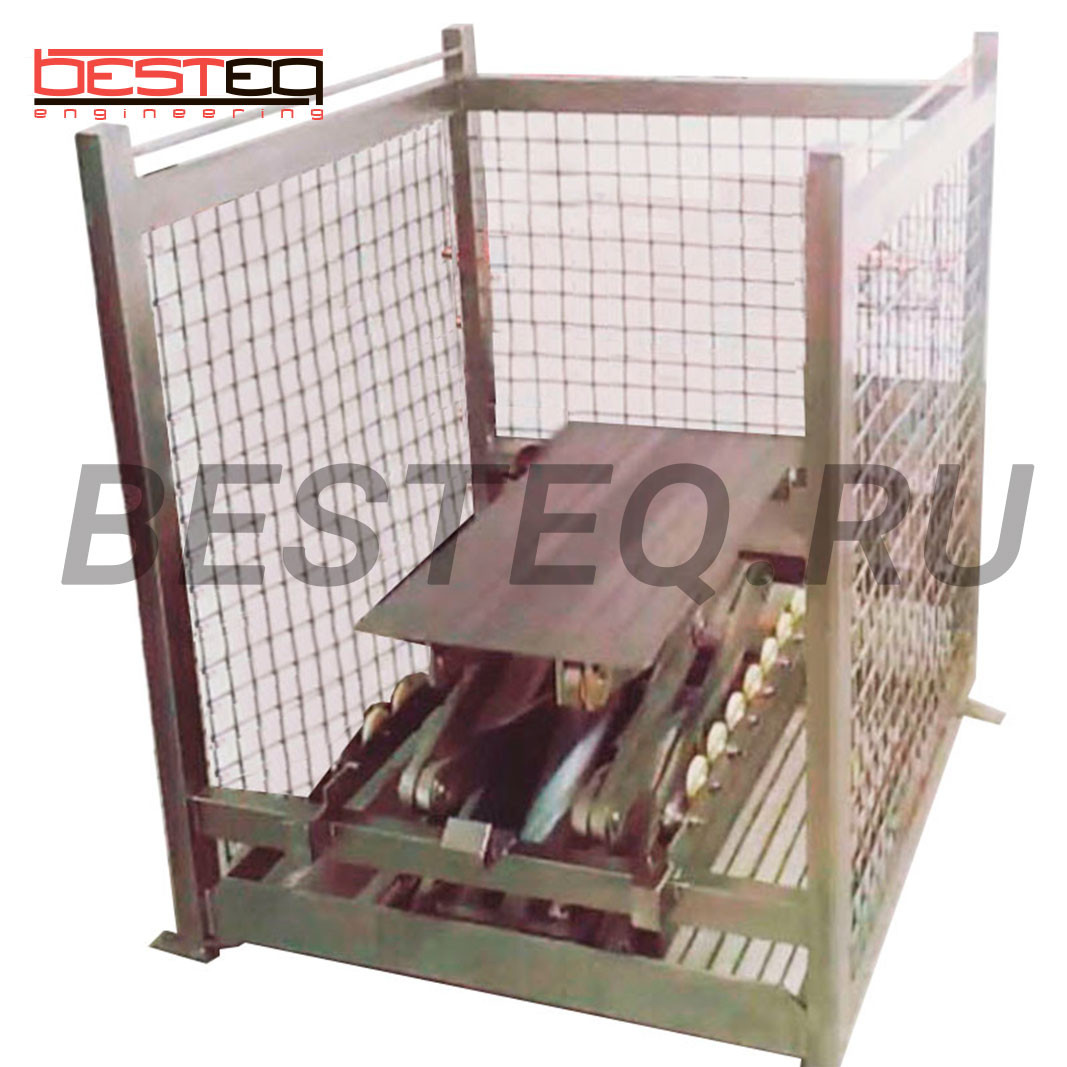 Semi Automatic autoclave basket loader BESTEQ-LLAB-1200